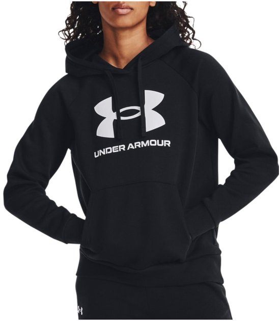 Under Armour Dames Ua Rival Fleece Big Logo HD Zwart Rival Collectie XS