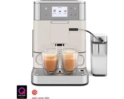 KitchenAid Volautomatische Espressomachine KF7 - 20+ recepten en melkopschuimer - 2 kopjes tegelijk vullen - Wit