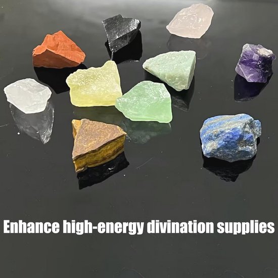10 stuks natuurlijk rauwe genezende kristallen voor Reiki en meditatie ...