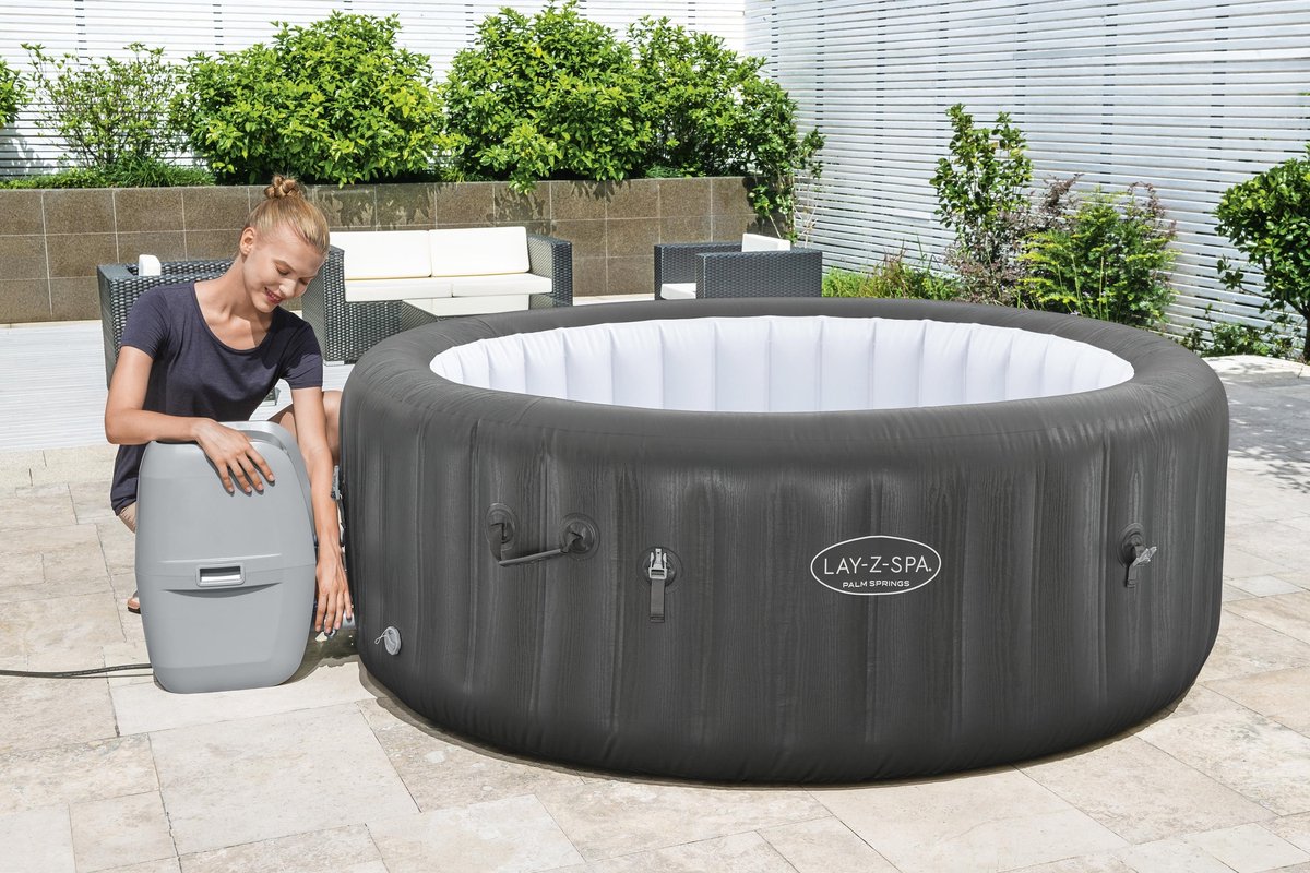 Bestway Lay-Z-Spa Palm Springs AirJet Opblaasbare Spa voor - afbeelding 3