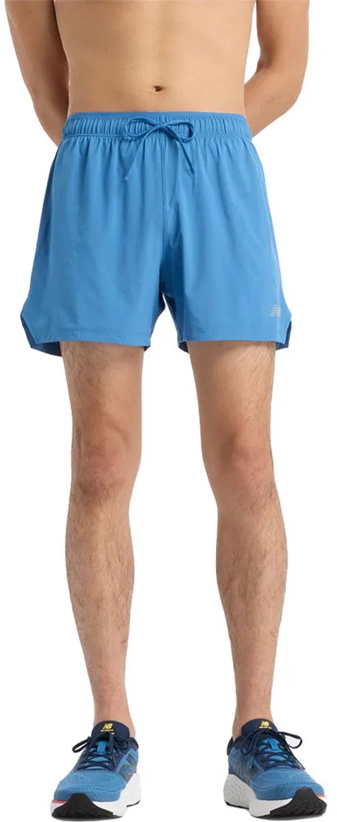 New Balance Rc 5´´ Korte Broek Man Sea Stone 497