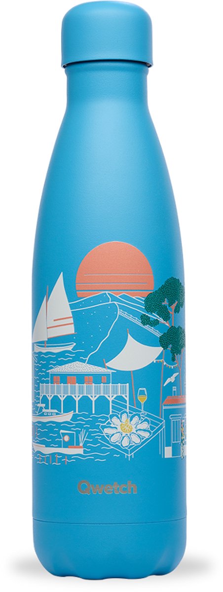 Qwetch - Isothermische fles - Originals Regio's van Frankrijk Westkust- 500ml