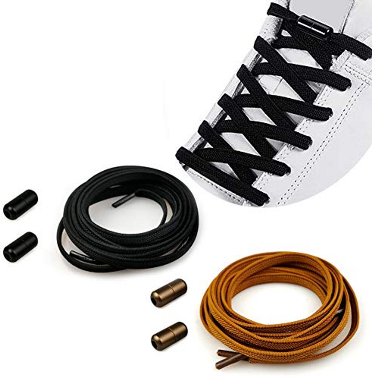 Elastische Veters zonder Strikken voor Volwassenen en Kinderen – Ideale Sneaker Veters voor Iedereen