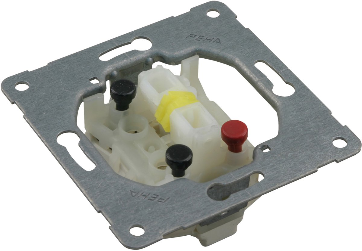Peha Schakelaar Inbouw Serie - Standard - Los Element - Serieschakelaar voor Eenvoudige Installatie in de Wand - Afmetingen 70 x 70 x 35 mm - Gewicht 50 Gram - 2 Jaar Garantie