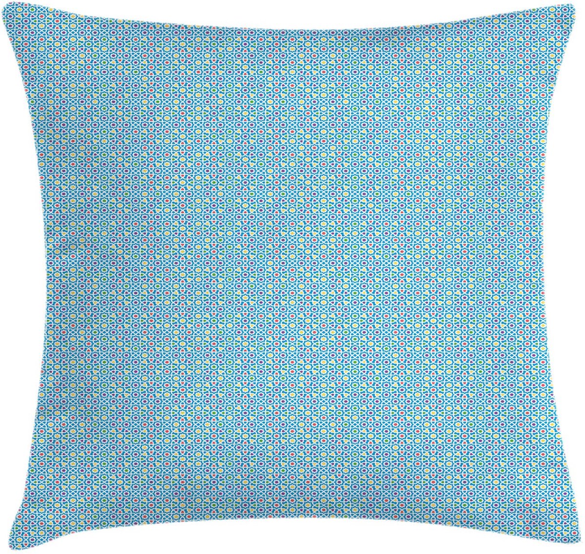 ABAKUHAUS Orient Kussenhoes – 40x40 cm – Hemelblauw/Multicolor Himmelblau
