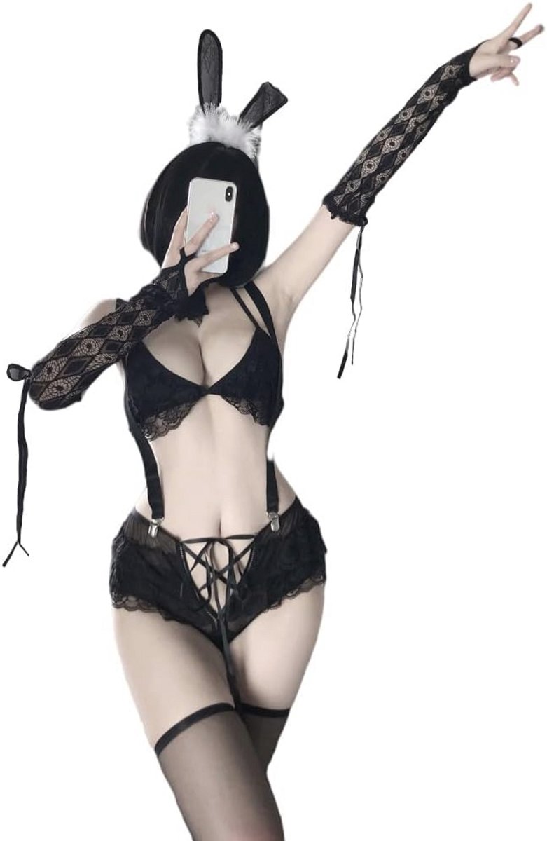 Bunny kostuum sexy uniform voor dames