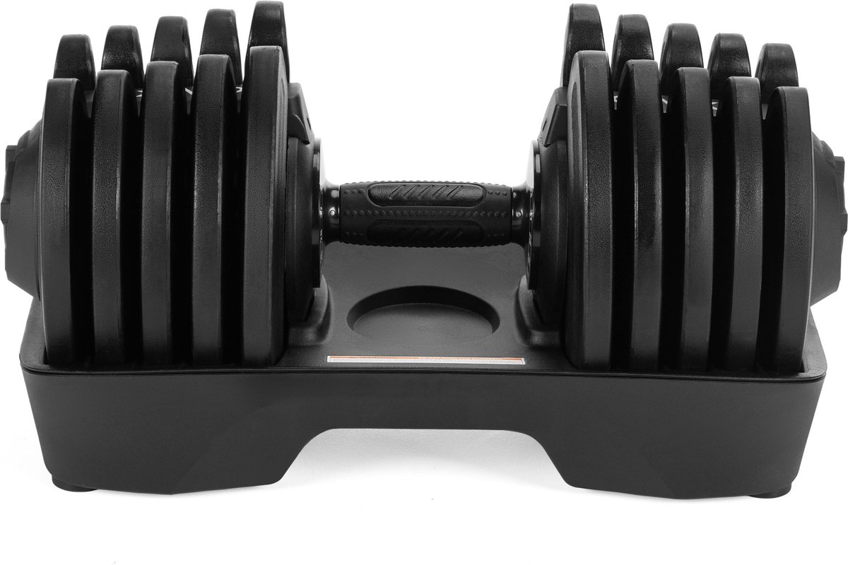 Gymtek® Verstelbare Halter - van 2 tot 40 kg - Halterschijven, Halterstangen voor Thuisgymnastiek, Krachttraining, Fitnessstudio, Workout