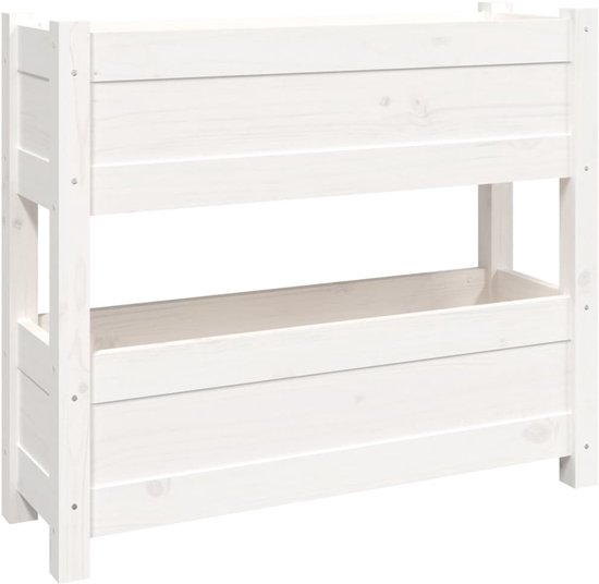 Outsunny Verhoogd Bed Houten Plantenbak Met Irrigatiesysteem Vlies Bloembak Bloempot Kruidenbed Naturel 121 X 91 X 81 Cm~16hqob3hpg801