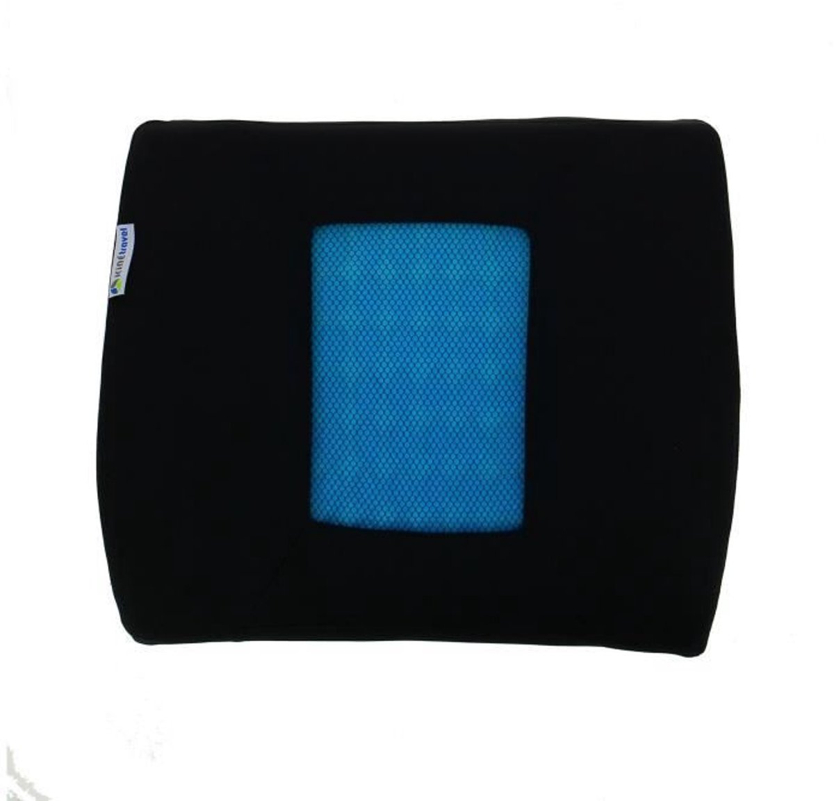 Lendenkussen + Gel - KINE TRAVEL - 169821 - Zwart en blauw
