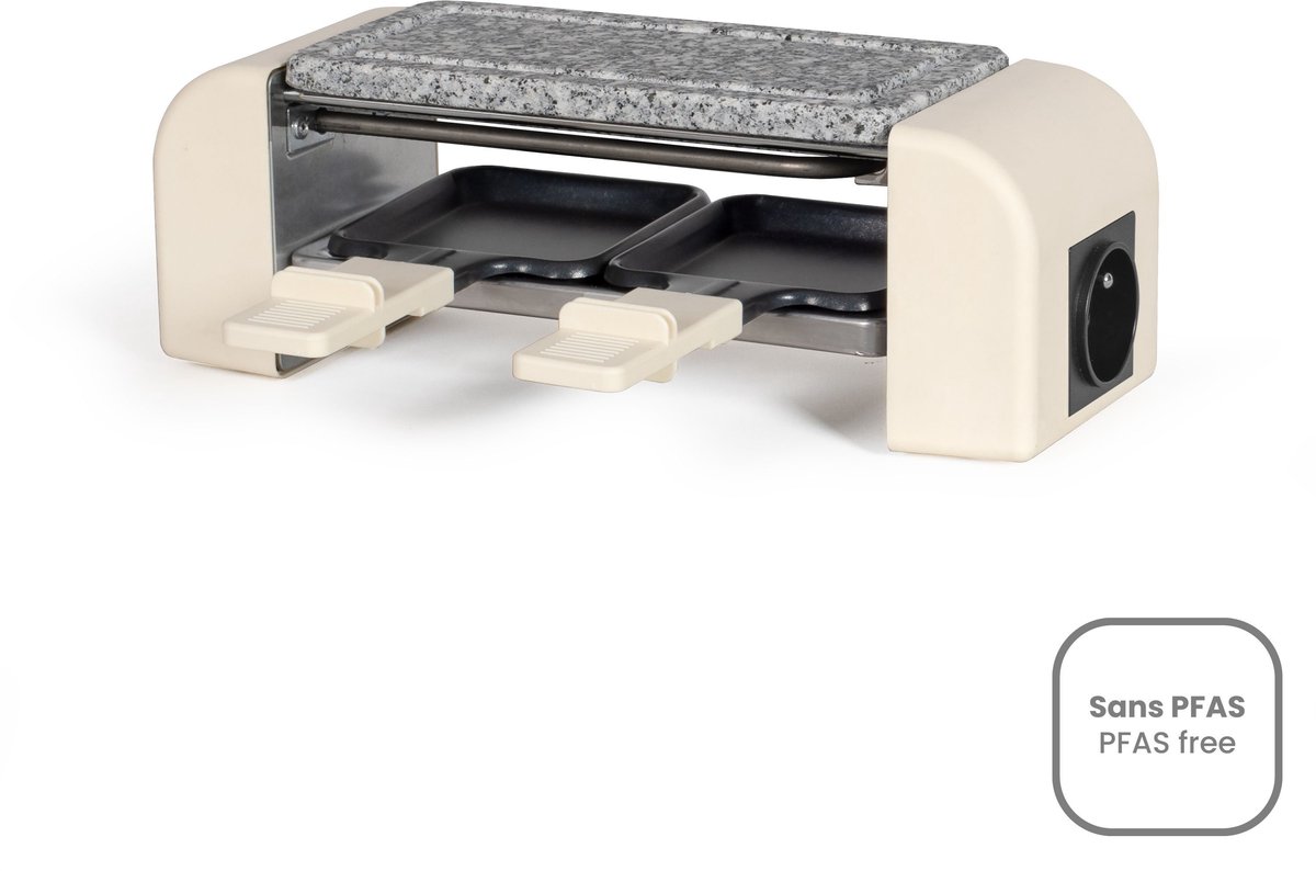 Aansluitbare raclettegrill - LIVOO - DOC310C - 2 personen - 450 W - Automatische thermostaat