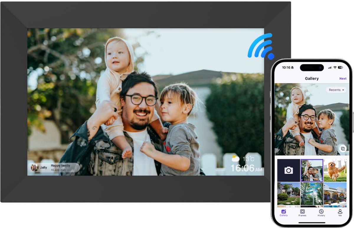 Orbit Electronic Digitale Fotolijst 10.1 Inch - WiFi Foto - Orbit - €64,95