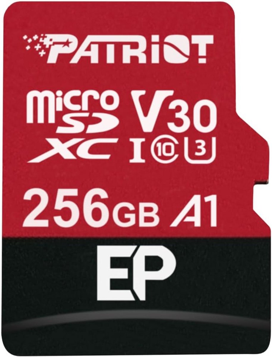 256 GB A1 Micro SD Card voor Android Mobiele Telefoons en Tablets - 4K Video-opname