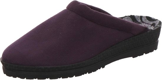 Microvelour Dig Warme dames pantoffels van microvelour met scheerwolvoering | bol