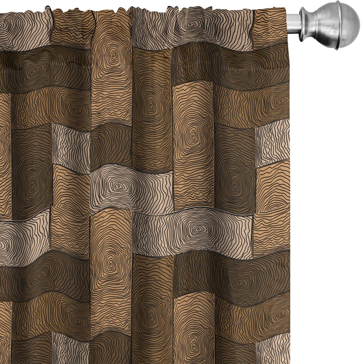 ABAKUHAUS Voorhangen – 2x75x225 cm – Microfaser – Halfverduisterend – Beige