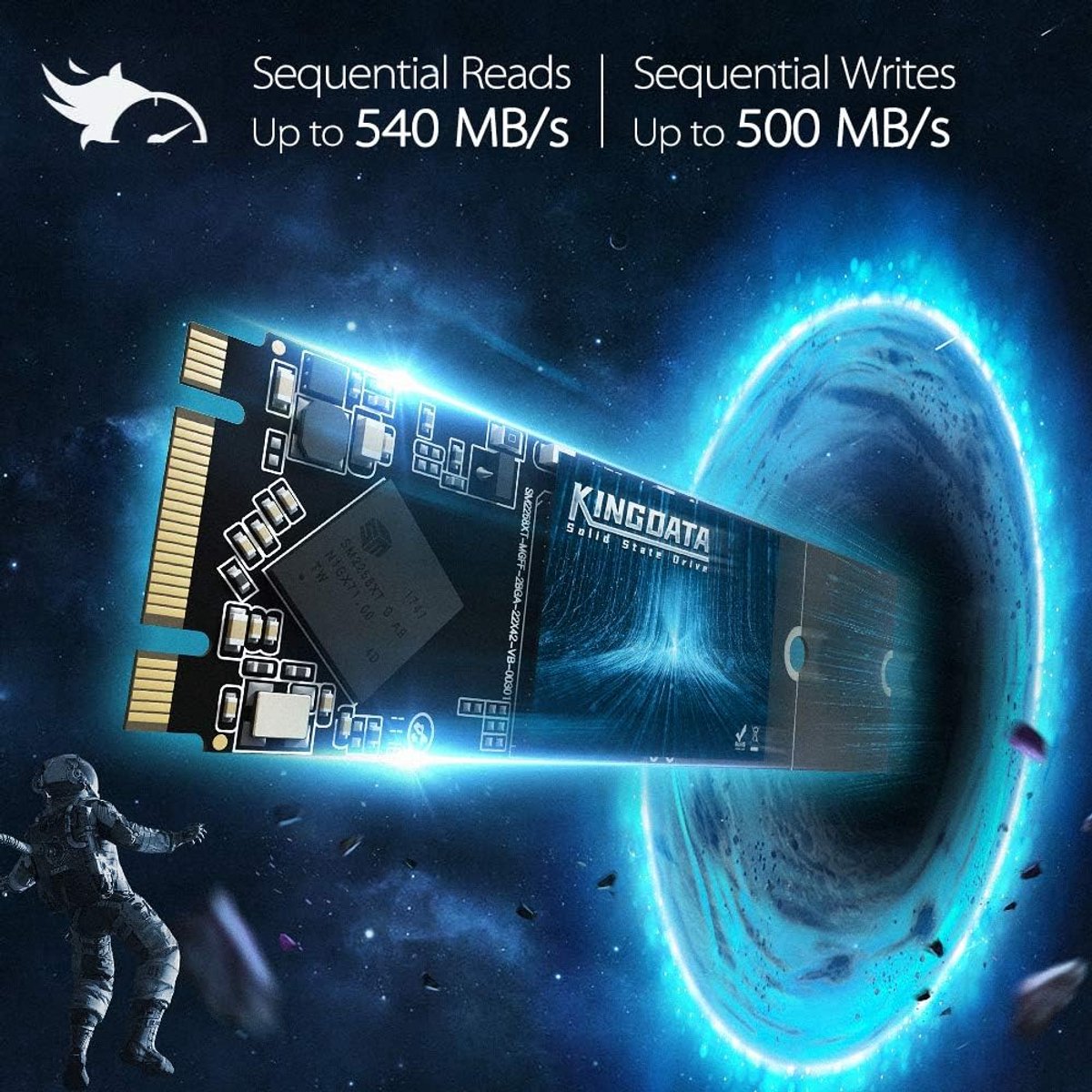 M.2 2280 128 GB Solid State Drive voor Laptop en Desktop - Hoge Prestaties en Betrouwbaarheid