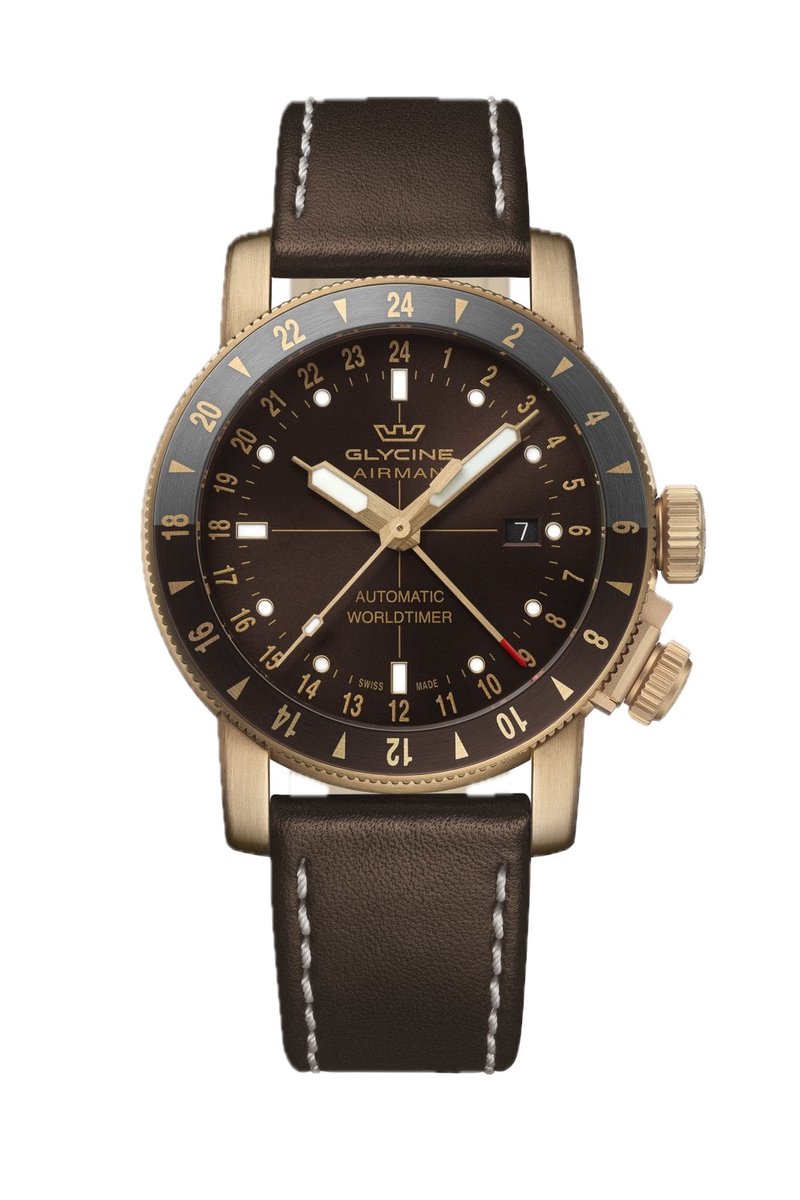 Glycine GL0549 - Airman 44 GMT Bronze