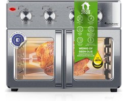 Digitale Heteluchtoven XXL - 32 Liter met Draaispies en Airfryer-functie