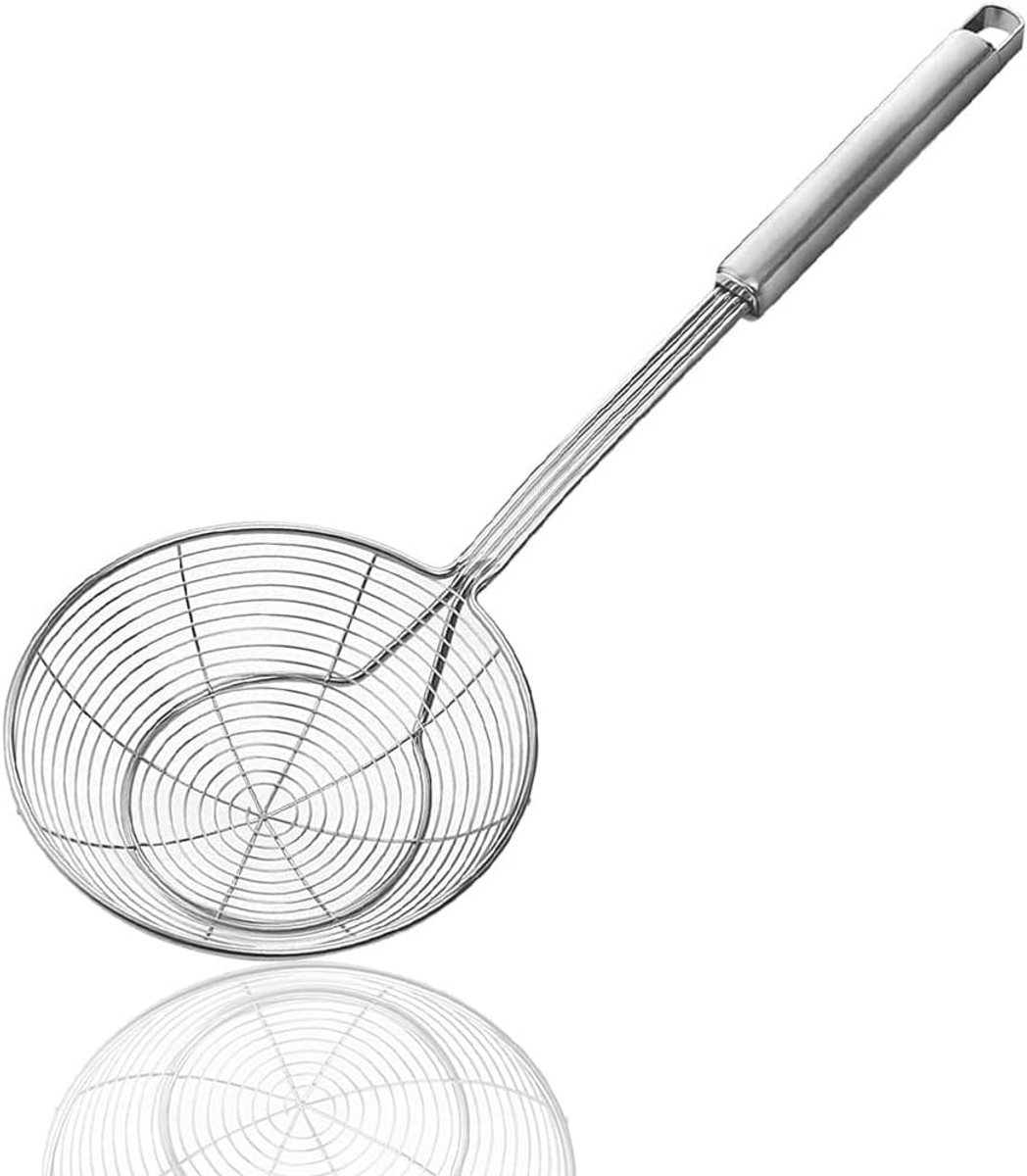 14 cm Skimmer van RVS - Keukenzeef voor Wok Toebehoren