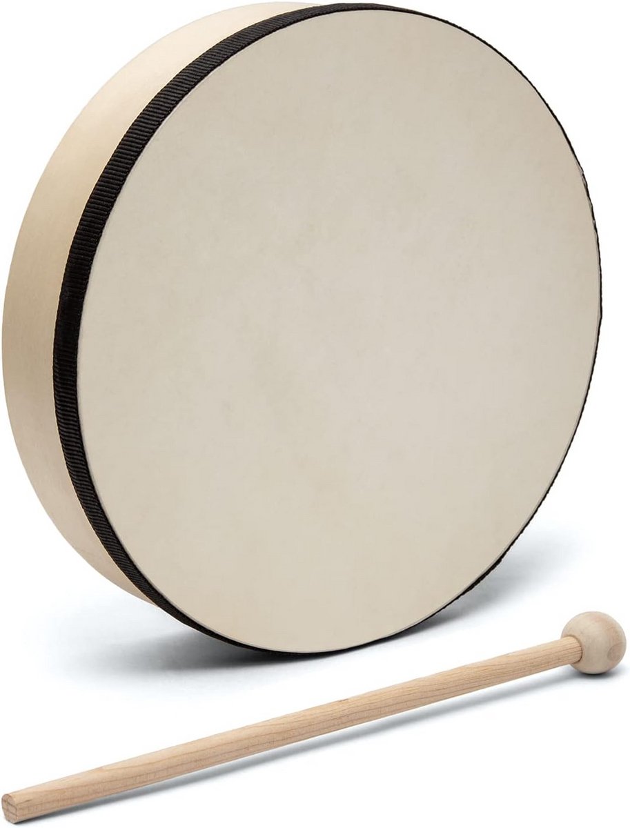 10 Inch Handtrommel Met Klopper - Vooraf Gestemd Frame Drum - Echt Geitenleer