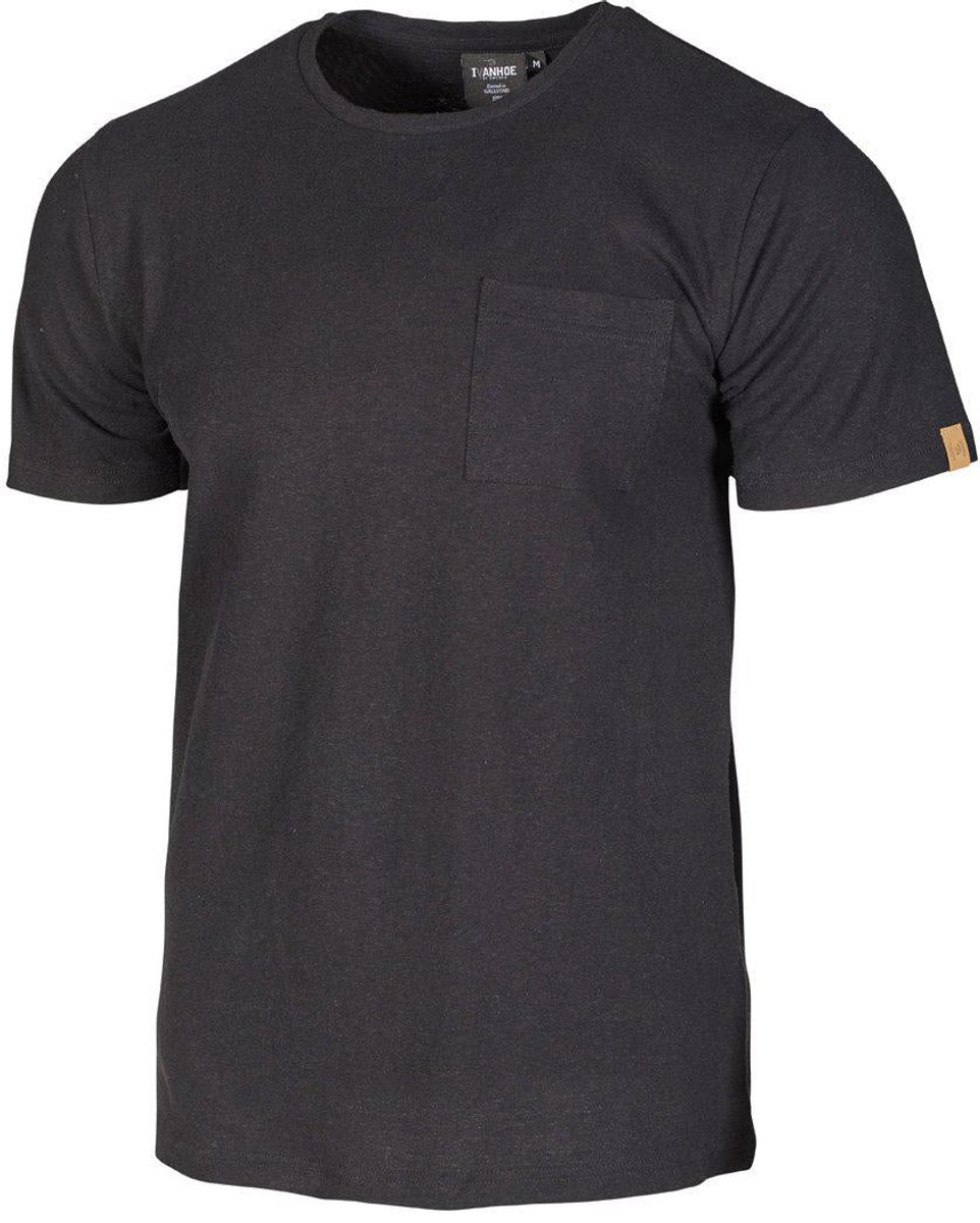 Ivanhoe t-shirt GY Hobbe hemp voor heren - Biologisch katoen - Zwart