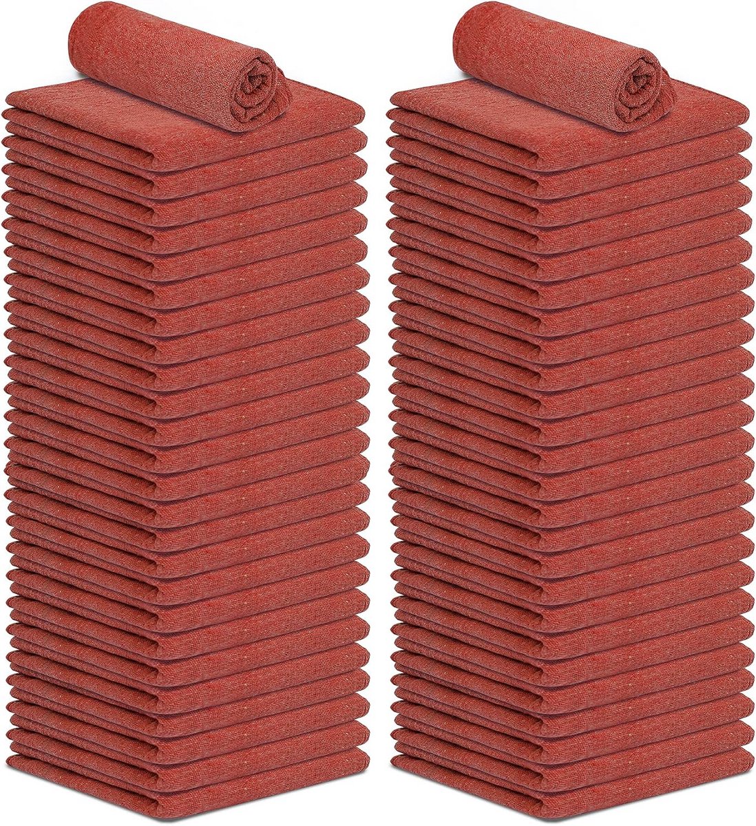 Bulk Pack Schoonmaakhanddoeken 50 Stuks - Universele 14x14 Inch Katoenen Doeken