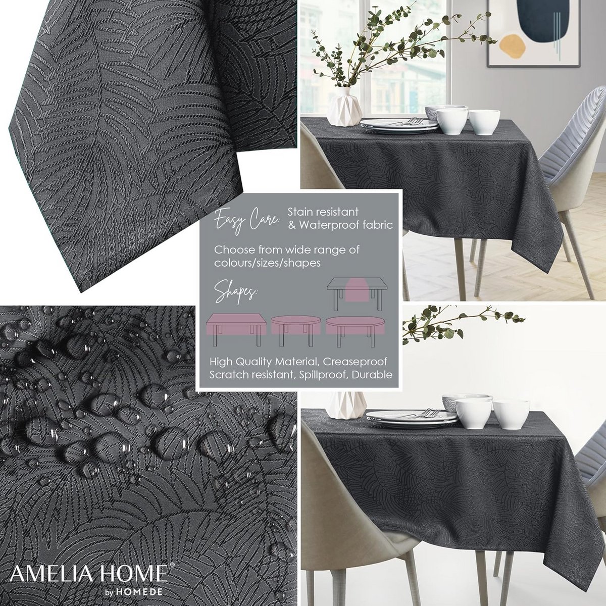 Waterdichte tafellaken met lotus effect – 40x40 cm