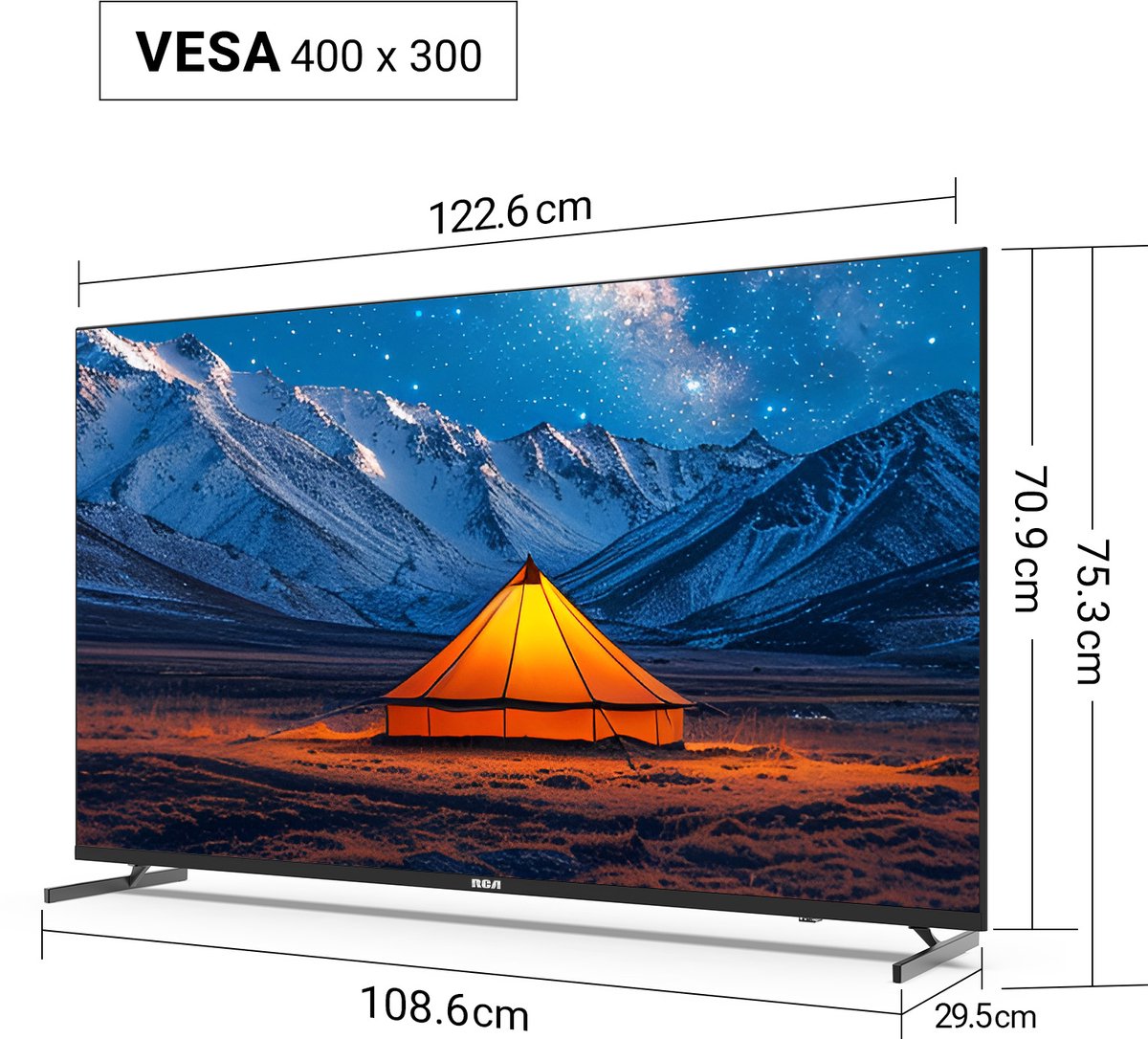 RCA Android Smart TV - QLED 4K UHD - 55 inch/140 cm - afbeelding 3
