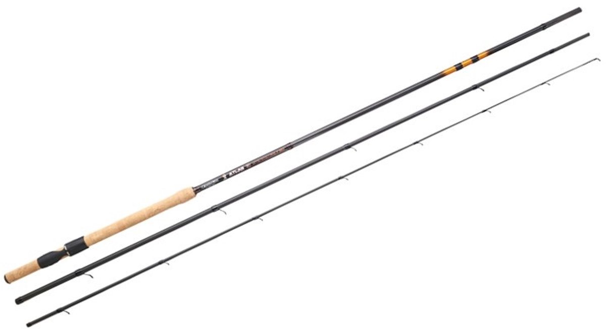 Garbolino Forelhengel Atlas Natuurlijk Aas & Nymphe (3 delen) - Maat : 3.60m - max 20g