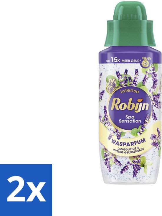 2 x Robijn - Spa Sensation - Wasparfum - 342 ml - Wasparfum - Geur - Wasmiddel - Wasverzachter - Intense Geur