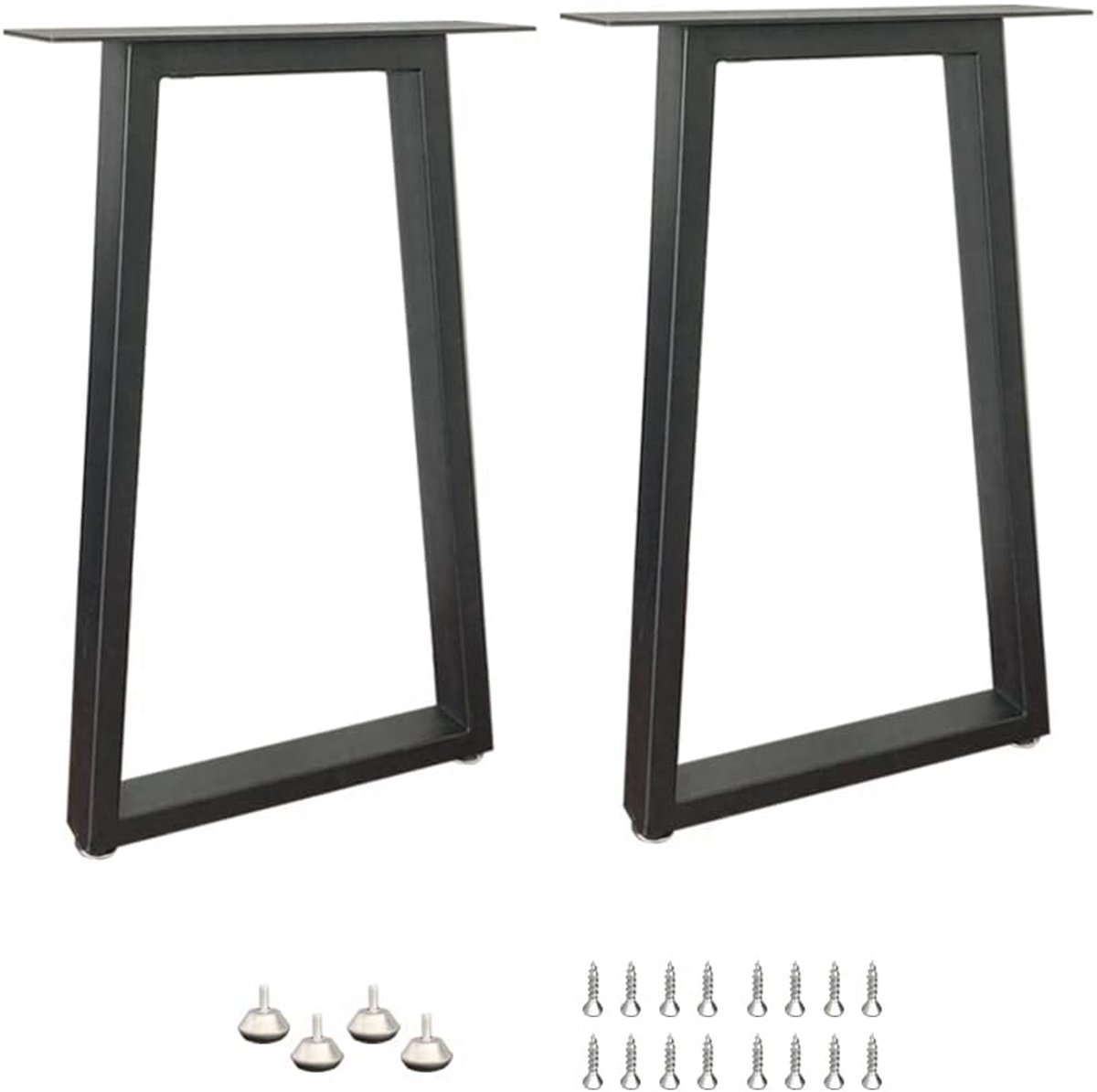 Industrieel 70cm Tafelpoten Set van 2 - Verstelbare Metal Poten voor DIY Meubels