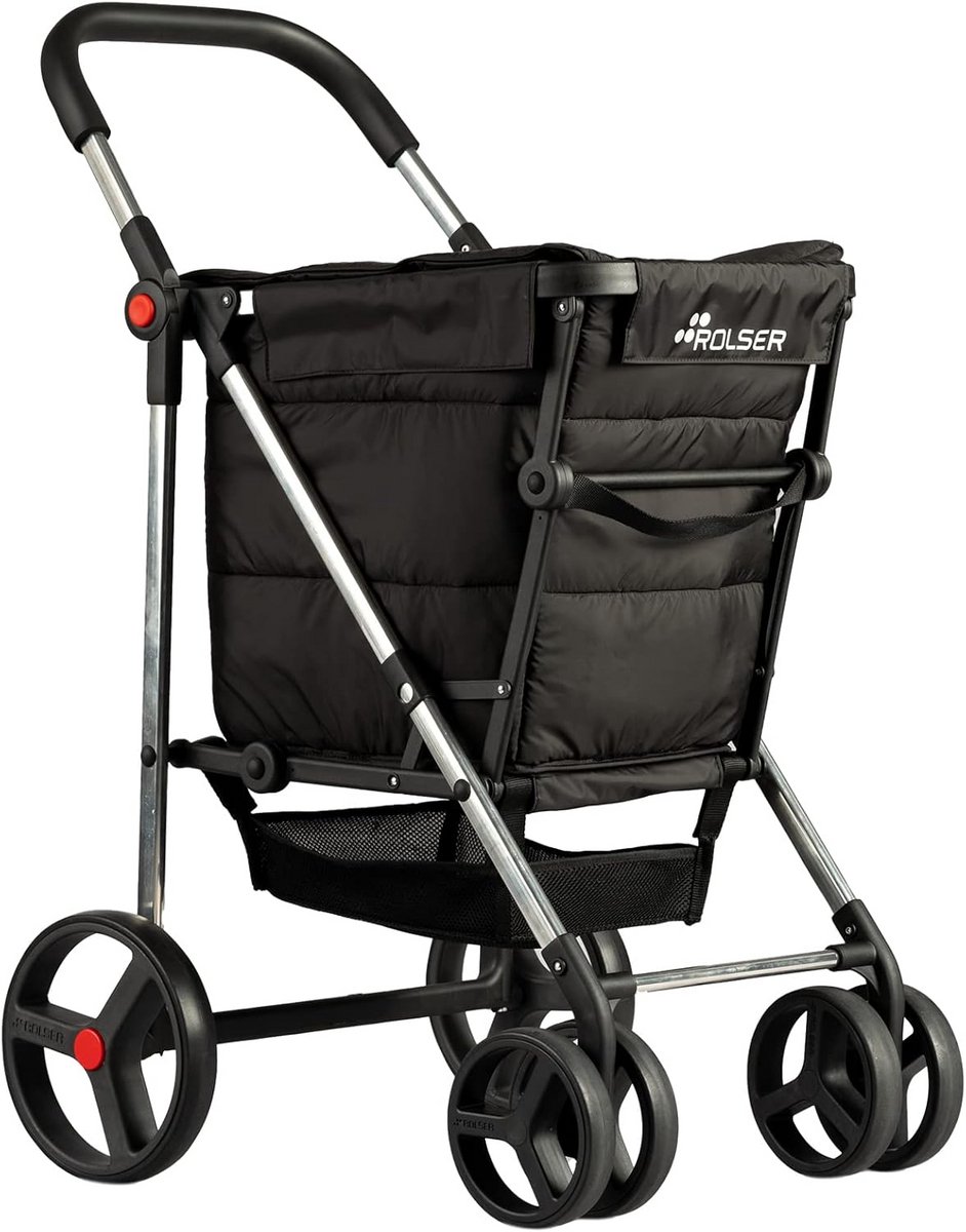 Vouwbare Winkeltrolley met Groot Leefvermogen en 4 Wielen