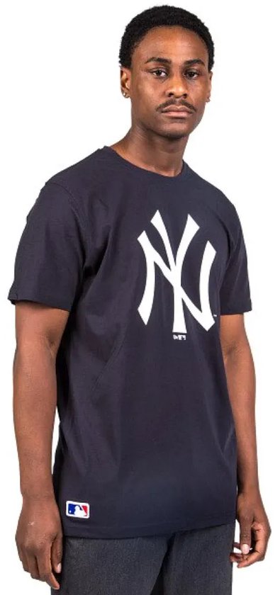 T-shirt à manches courtes New Era MLB Regular New York Yankees Blauw S Homme, Femme