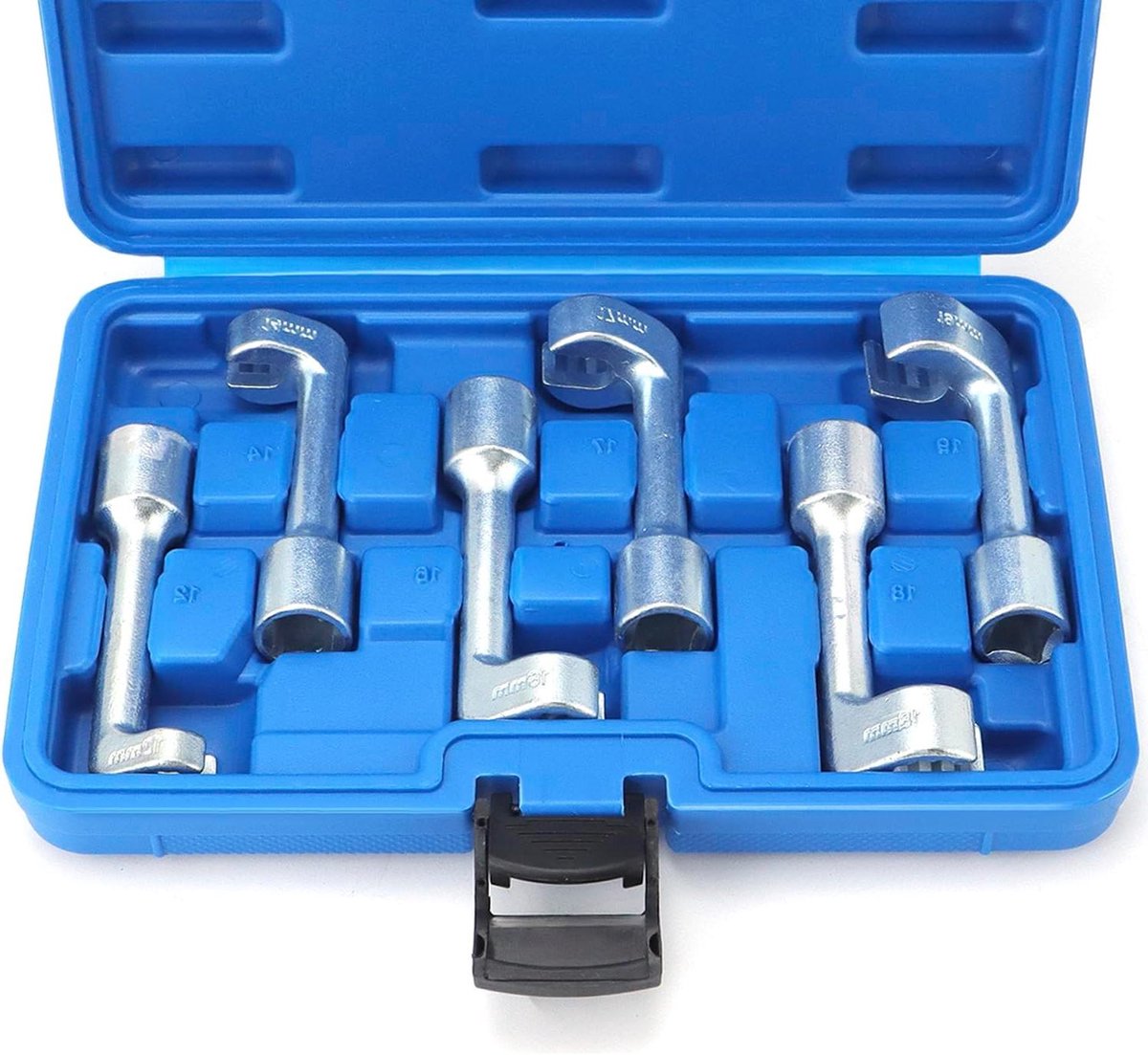 Allecta - Dopsleutelinzetstuk Dieselinjectoren 12/14/16/17/18/19 mm - 1/2 inch aandrijving - Ringsleutel Lijnsleutelset