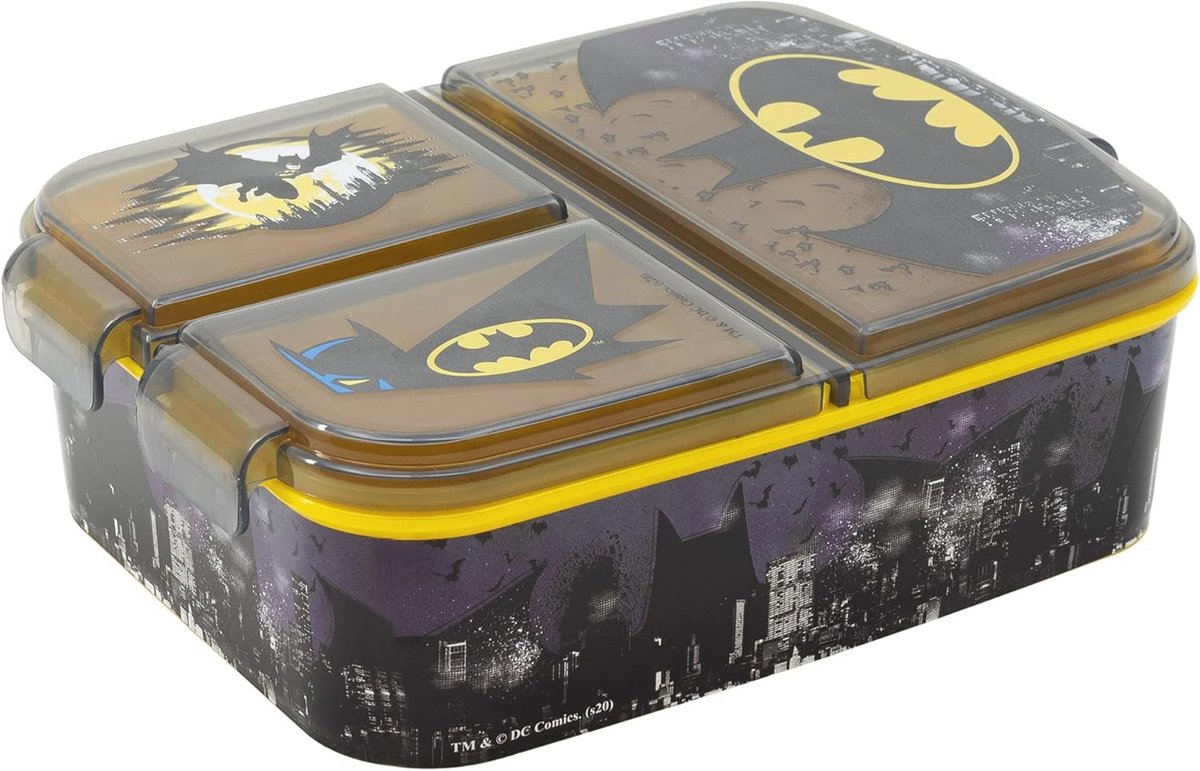 Praktische sandwichbox met compartimenten voor kinderen