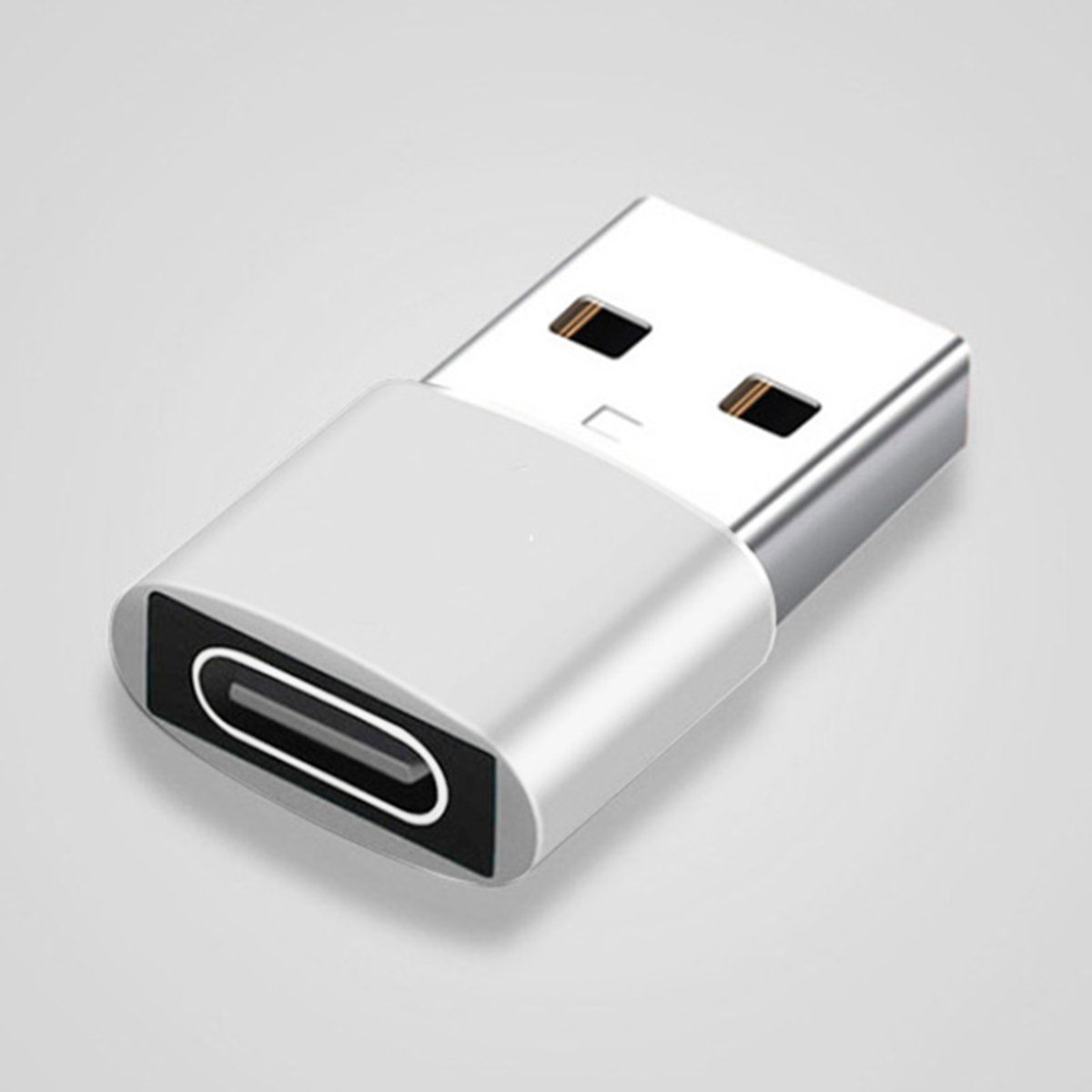 USB Type-C & Micro USB Adapter Serie – Converter – USB-C Male – Zilver