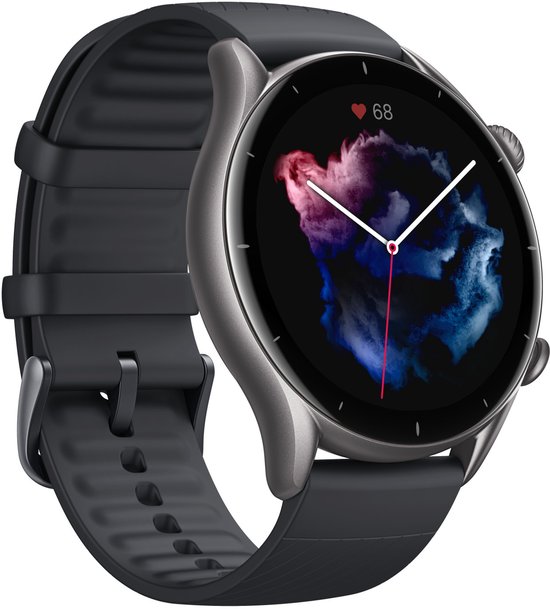 Amazfit GTR 3 3,53 cm (1.39") AMOLED Digitaal 454 x 454 Pixels Touchscreen Zwart GPS