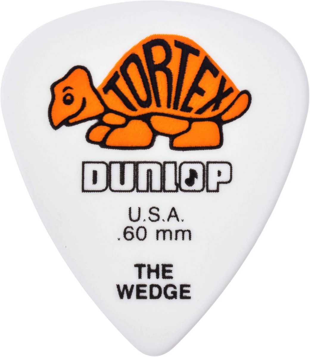 Tortex Wedge Oranje .60mm Gitaar Picks - 12 Stuks