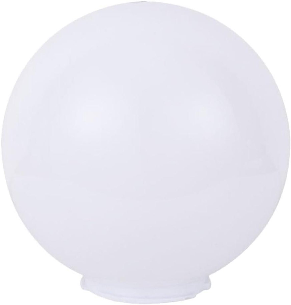 Allecta - Bolvormige acryl lampenkap 25 cm voor wand- en tuinverlichting - Vervangende lampafdekking - Rond - Wit
