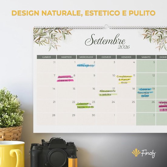 Muurkalender Voor Het Jaar Van 2018 Ontwerpmalplaatje Met Plaats Voor