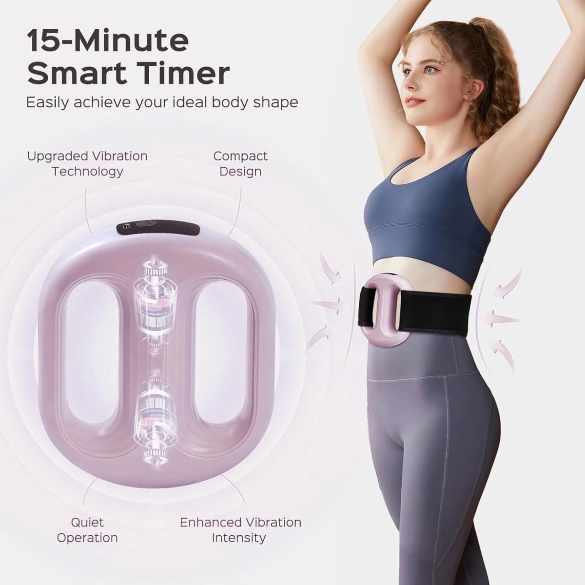 Stroom Commerce Draadloze Massagering Massage Gun met 8 Niveaus - afbeelding 2