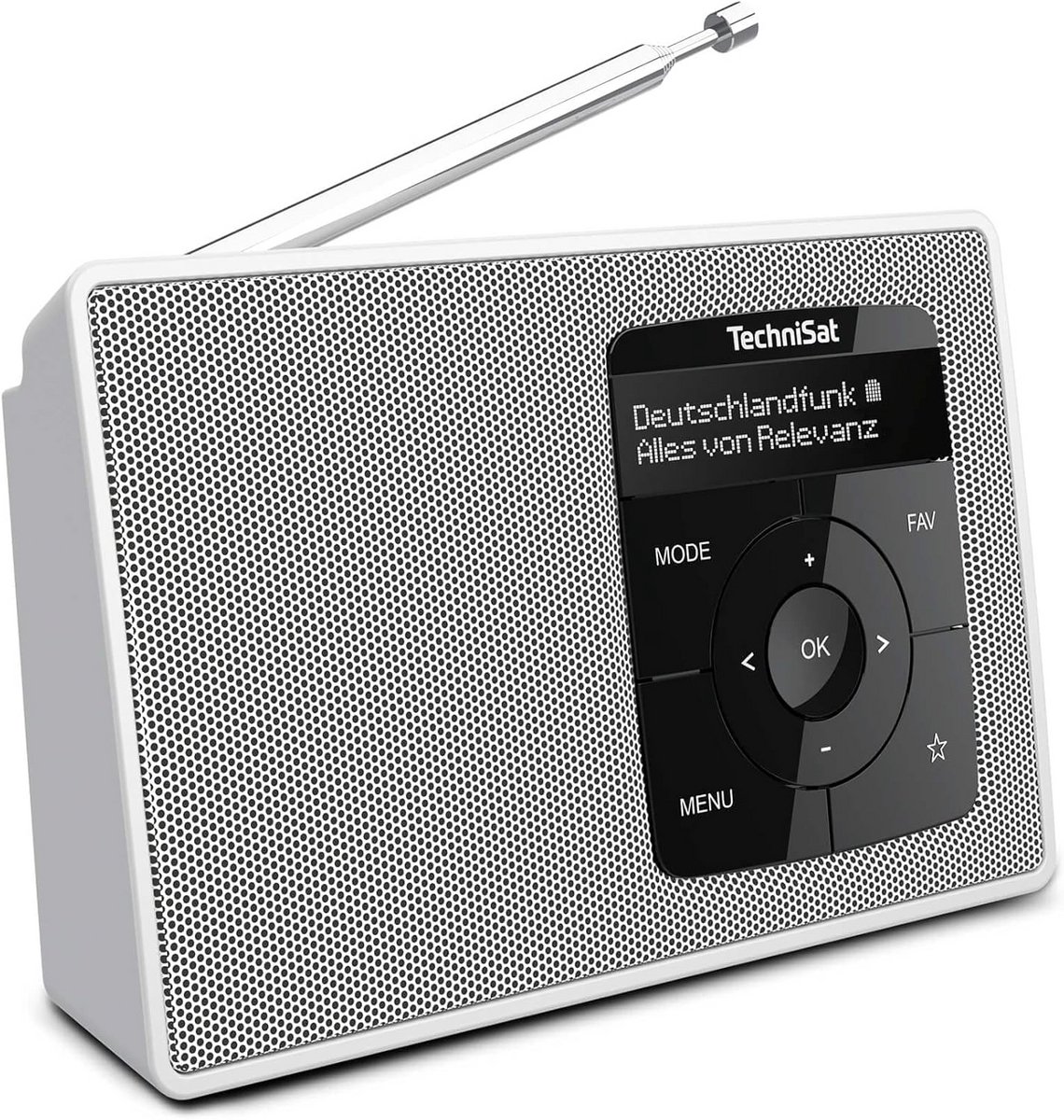 Draagbare DAB+/FM-radio met Bluetooth en Accu - DAB Radio met OLED-scherm en Wekfunctie