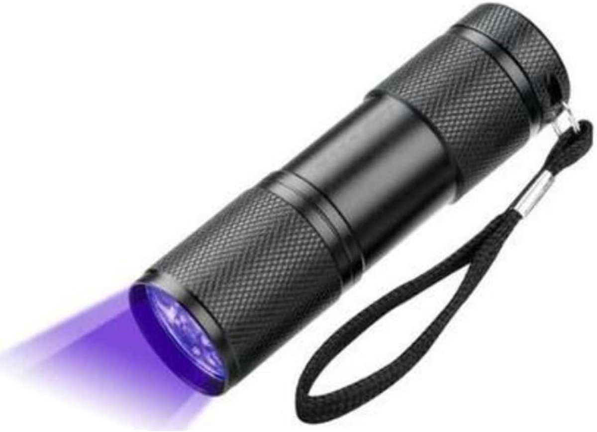 U-V LED Zaklamp voor het opsporen van vlekken op kleding en tapijten
