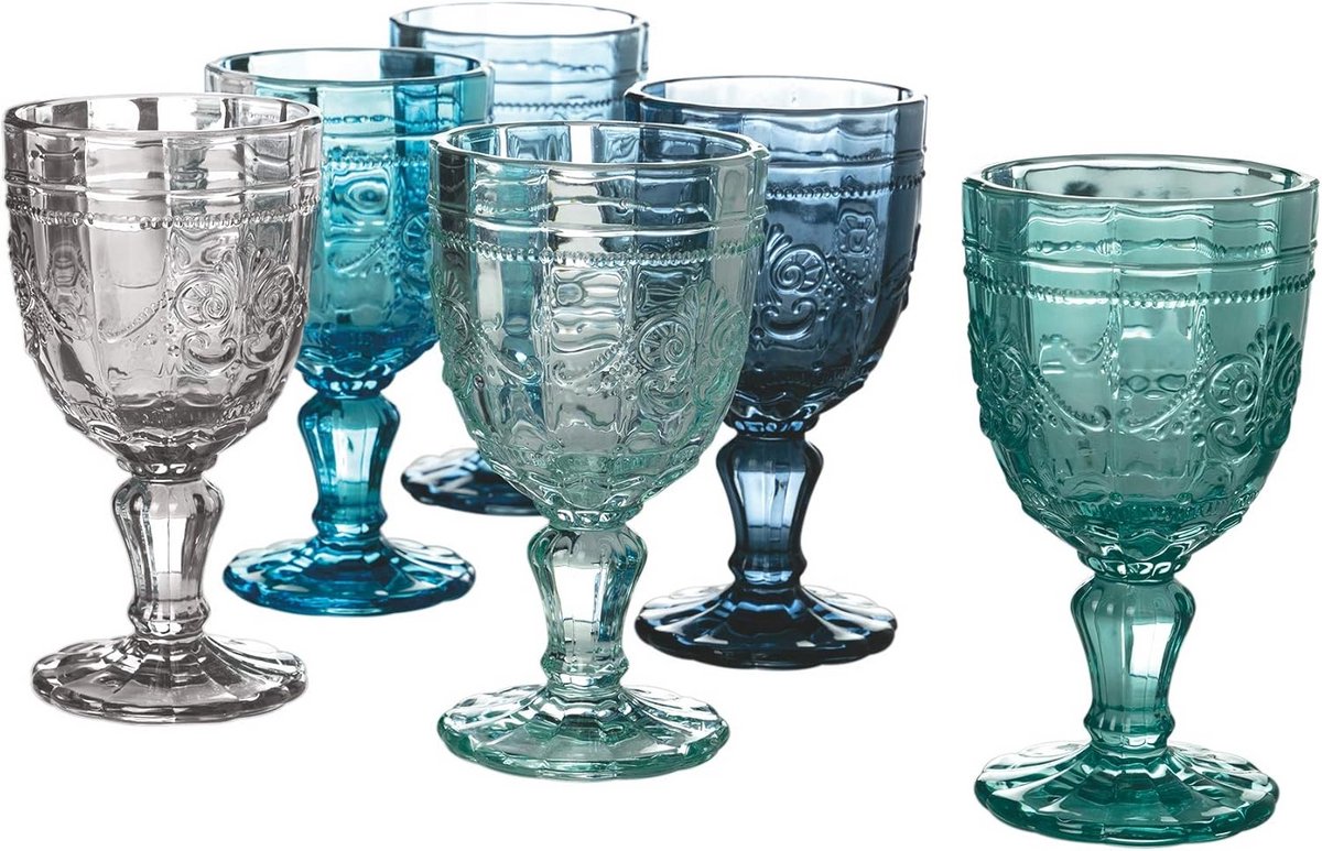 Elegante Wijnglazen Set van 6 - 265 ml