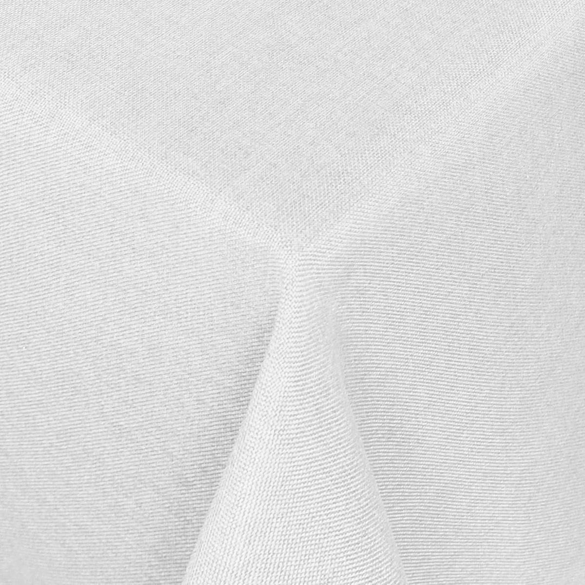 Elegante Tafelkleed Linnen Look Jacquard met Vlekbescherming - Vierkant 80x80 cm - Wit