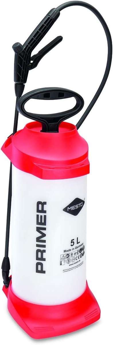 Drukspuit 5 liter met kunststof reservoir en ergonomisch ventiel