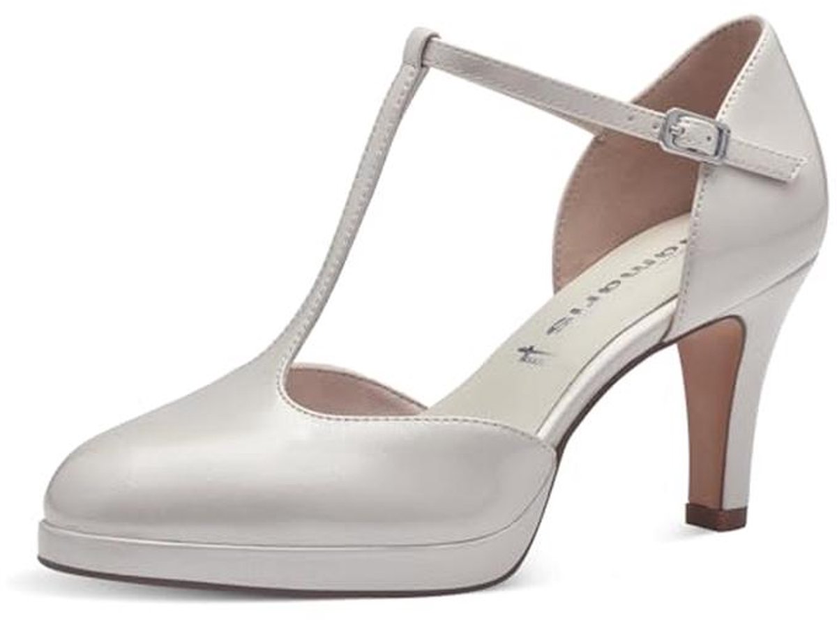 Dames Pumps met Witte Oppervlakte
