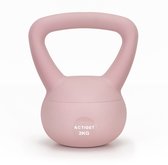 Actiget® Zachte Kettle Bell | Kettlebell | 2 kg | Roze