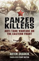 Boekomslag "Panzer Killers: Anti-Tank Warfare on the Eastern Front" met soldaten en tanks.