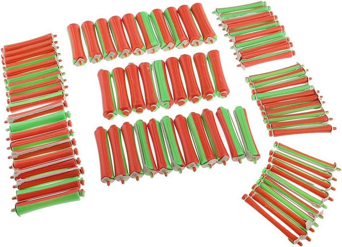 80 Stuks Hittevrije Krulspelden Set - Diverse Maten voor Natuurlijke Krullen en Volume