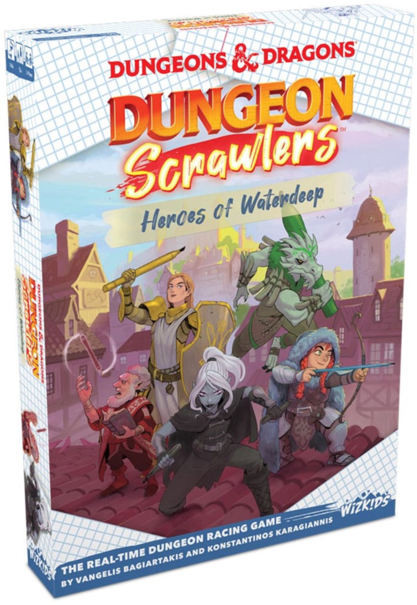 Dungeons & Dragons: Dungeon Scrawlers - Heroes of Waterdeep Strategy Game *English Version*
